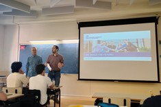 W czasie prowadzenia zajęć wspólnie z prof. Jordi Ventosa Molina