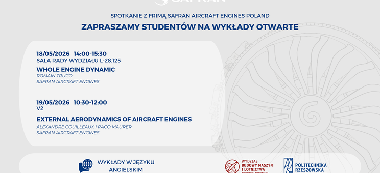 Plakat z informacją o spotkaniach