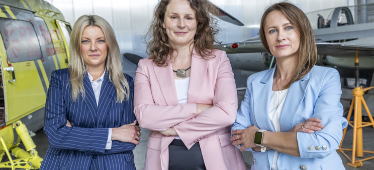 Zespół naukowczyń KILiK od lewej mgr inż. M. Lubas, mgr. inż. N. Marszałek, dr inż. M. Żyłka